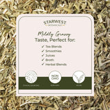Starwest Botanicals Oatstraw Loose Leaf Organic - Dried Herb for Tea & Cooking, Cut & Sifted, Certified Kosher, Non-GMO - Bulk 1 lb Bag