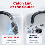 DR Quality Parts Washing Machine Lint Trap - Stainless Steel Hose Filter, Mesh Drain Catcher, Washer Sock Lint Remover, Rust-Free Snare Laundry Filter