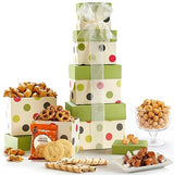 Broadway Basketeers gift basket with Sweet & Savory Treats, Thank You Gift for Memorial Day, Mom, Birthdays, Holidays & Celebrations, Kosher
