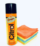 Schaeffer's Citrol 266 16oz Aerosol Multi-Purpose Degreaser Cleaner + 5 microfiber cloths