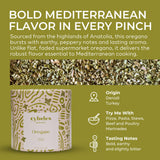 Cybele’s Harvest Dried Oregano 0.7oz, Turkish Mediterranean Oregano Herb for Pizza Pasta Sauces