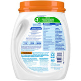 all Laundry Detergent Pacs, Mighty Pacs with OXI Stain Removers and Whiteners, Free Clear, Unscented and Dye Free, 56 Count