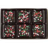 Philadelphia Candies Christmas Happy Holidays Gift, Dark Chocolate Covered Graham Crackers, 6 Ounce