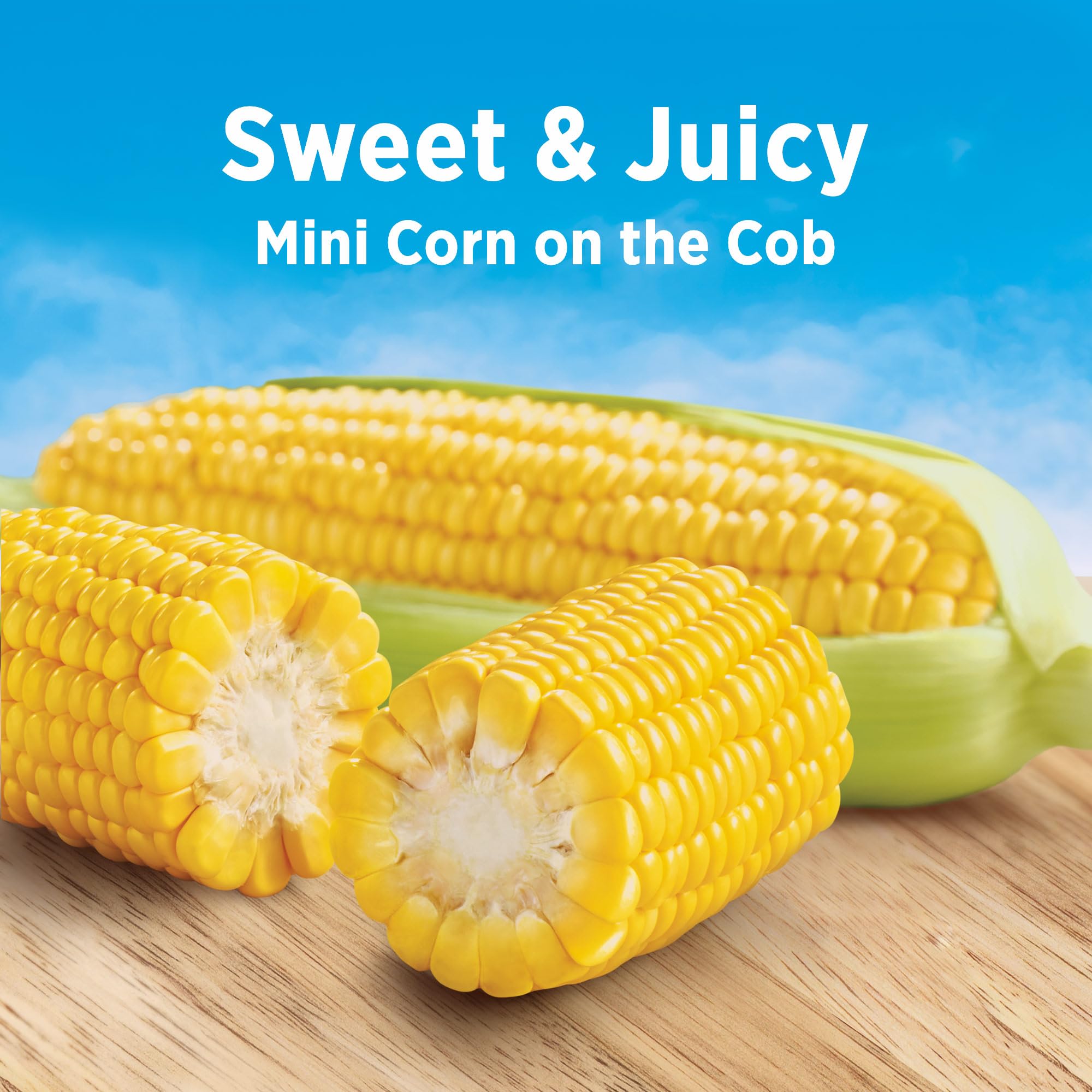 Birds Eye Mini Sweet Corn On Cob Frozen Vegetable, 12 CT