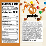 Snak Club Peanut Butter Chocolate Trail Mix with Peanuts, Peanut Butter M&M’S, Toffee Peanuts, and Pretzels, 6 oz Per Bag, 6 Resealable Bags