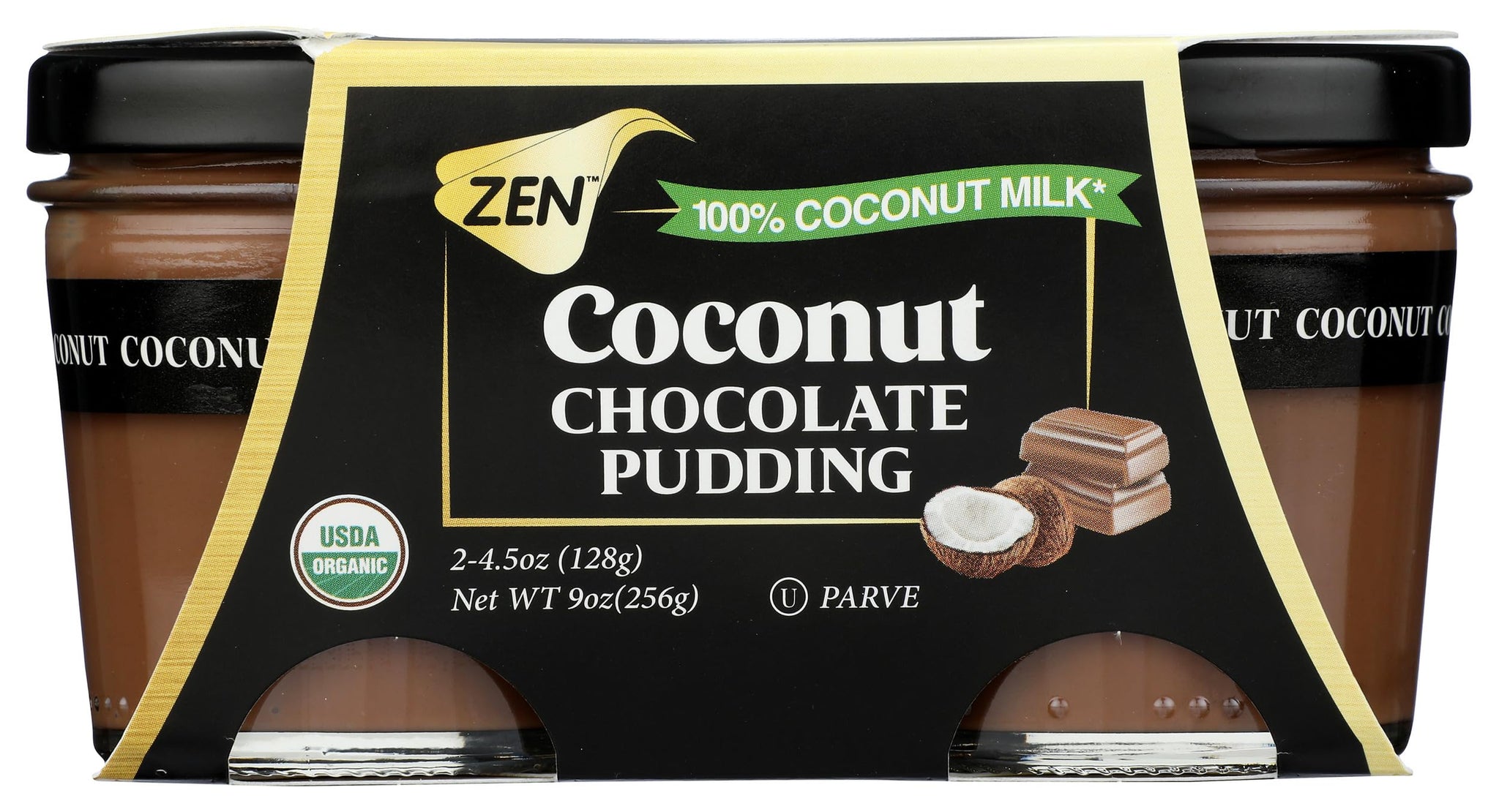 Zen Organic Chocolate Coconut Pudding, 9 OZ