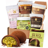 Dubai Chocolate Bar DIY Set - Creative Dubai Chewy Cookies Kit with Marshmallow & Dubai-Style Filling | Inspired Chocolate Bar Dessert Kit for Home