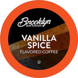 Brooklyn Beans Roastery Vanilla Spice Flavored Coffee Pods - Compatible with Keurig K Cup Brewers Including 2.0 Machines, 40 Count