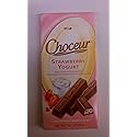 Choceur Milk Chocolate Bars with Strawberry and Yogurt (pack of 6)