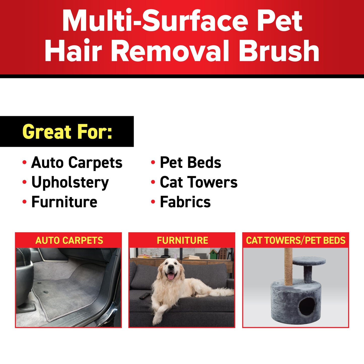 Fur Shark - Multi-Edge Pet Hair Remover