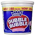 Dubble Bubble Tub, Original Flavor, 380-Count, 60.3 Oz(3.7 lb)
