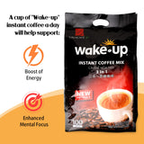 Vinacafe Premium 100 Sticks 3 in 1 Instant Wake-Up Coffee Mix, 100 Coffee Sticks Single Serves 1 Pack