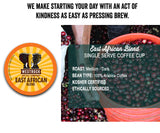 Westrock Coffee Company, East African Blend, Single Serve Coffee Cup, Medium-Dark Roast (80)