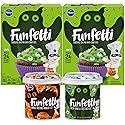 Funfetti Halloween Bundle, 2 Chocolate Cake Mixes, 1 of each Green and Orange Vanilla Frosting