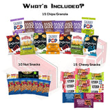 Vegan Snack Box Assortment Care Pacakge Variety Pack (40 Count) | Fathers Day, Holiday, Teachers, Back to School, Date Night, College, Gift Baskets