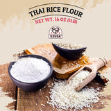 52USA Thai Rice Flour 48 Ounce (Basic), 1 Pound (Pack of 3), Rice Flour for Baking or Cooking, Product of Thailand, All Natural White Rice Flour