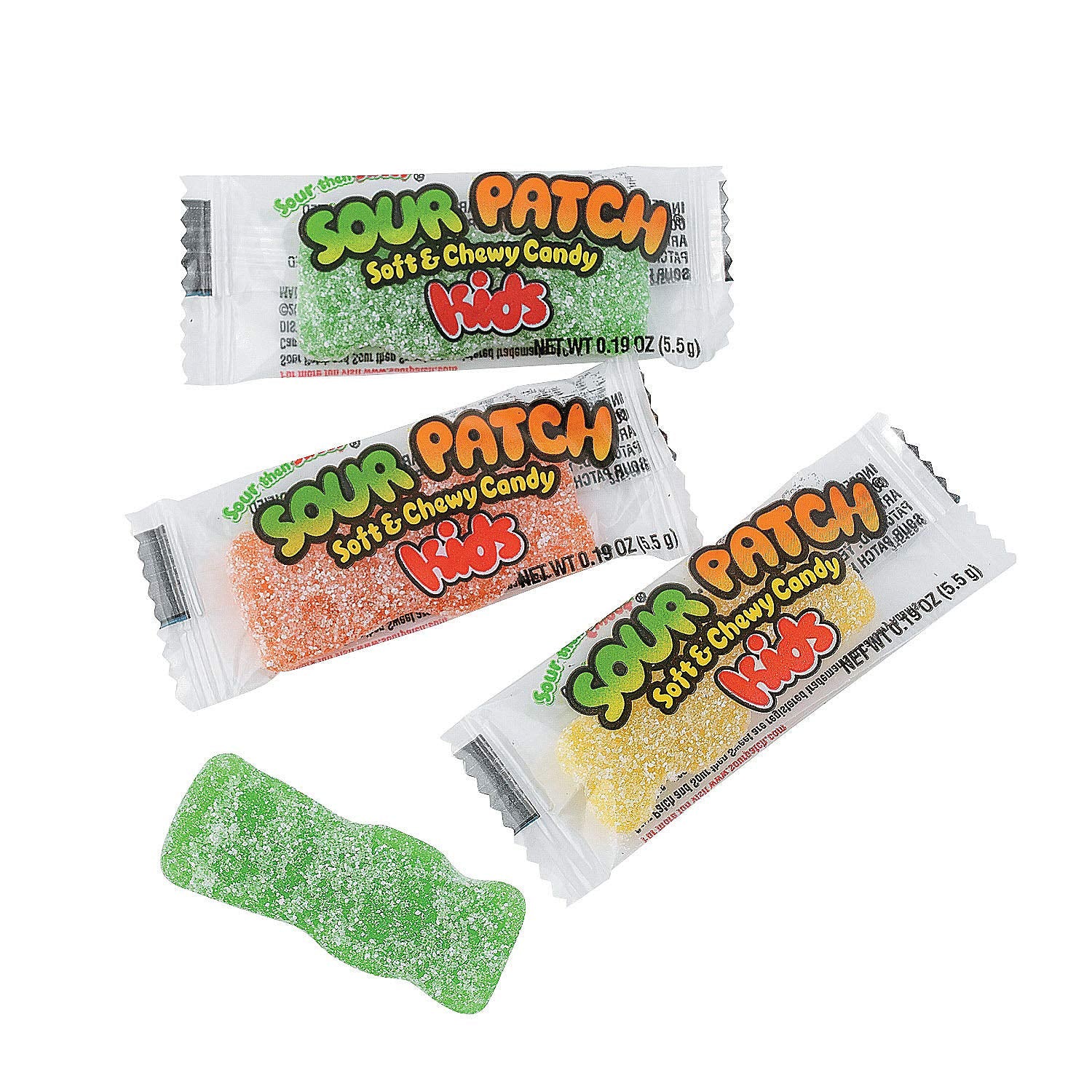 Fun Express - Sour Patch Kids Candy Packs - Edibles - Soft & Chewy Candy - Gummy - 80 Pieces