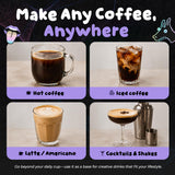 Superlost Coffee Concentrate Instant Coffee Freeze Dried 16 Servings 100mg Caffeine Per Shot Cold Brew Concentrate for Hot or Iced Coffee Instant