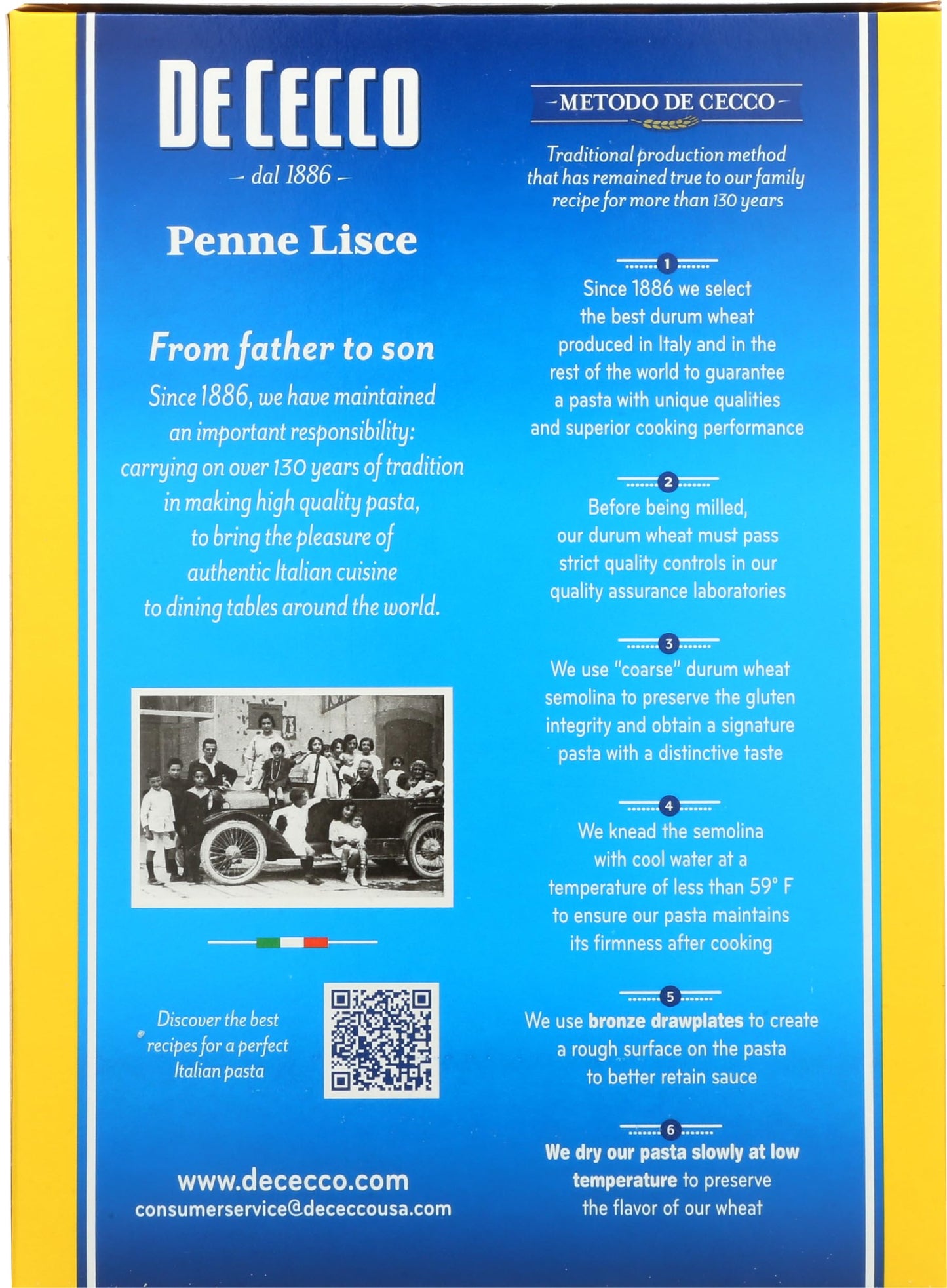 De Cecco Penne Pasta 16 oz - Pack of 12