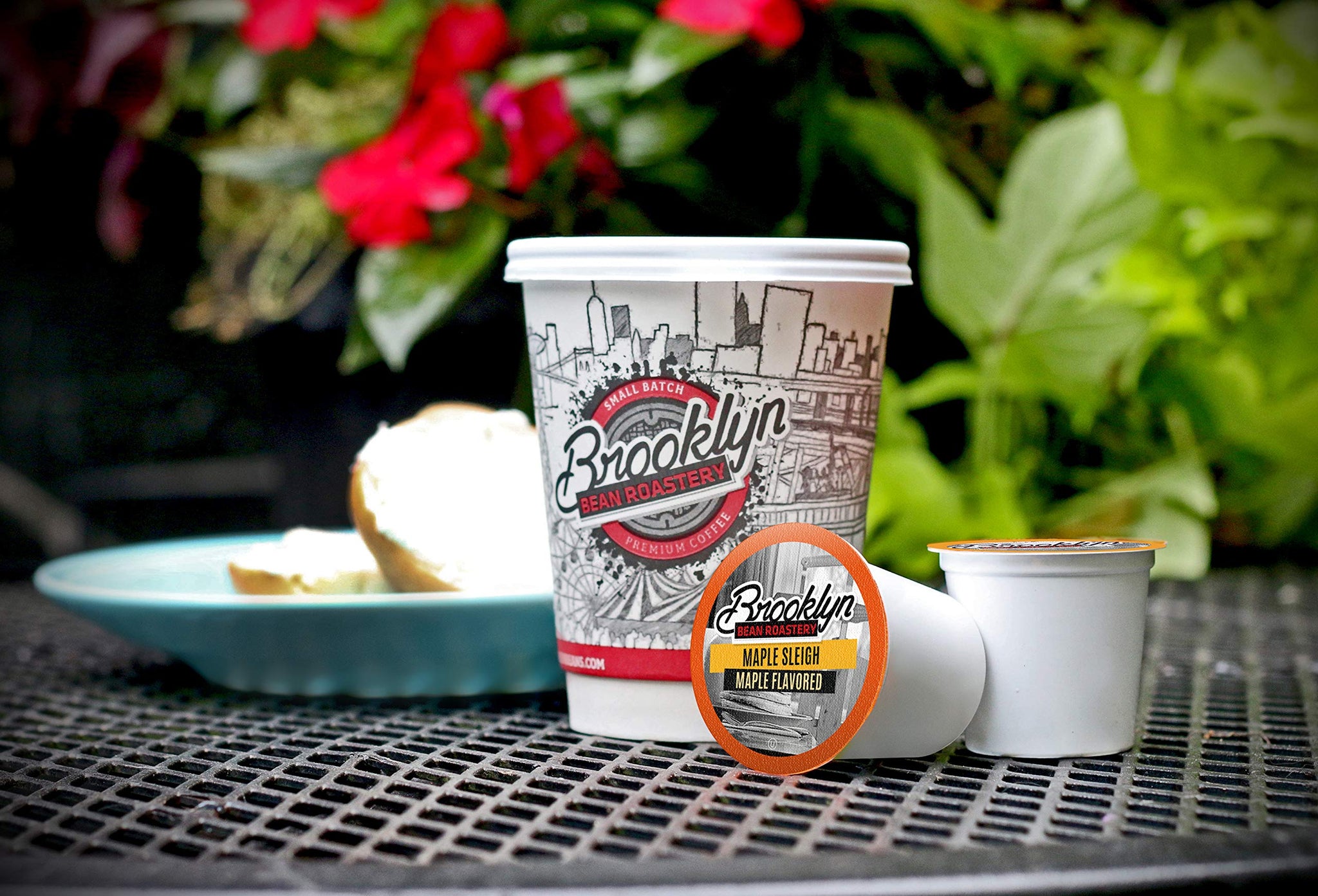 Brooklyn Beans Flavored Coffee Pods, Compatible with K Cup Brewers Including 2.0, Maple Sleigh, 24 Count
