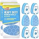 Scrub Dots Dishwand Refills for Scotch-Brite Dish Wand Handle, Non Scratch Heavy Duty Replacement Head,Soap Dispenser Scrubber Pad Refill Sponge Brush
