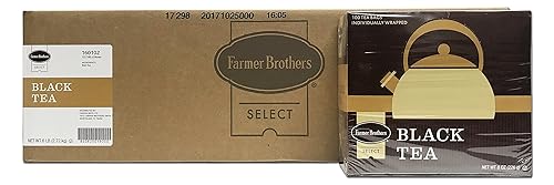 Farmer Brothers Tea Bags, Black Tea,12 box 100 count Each Box