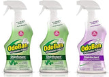 OdoBan Ready-to-Use Disinfectant and Odor Eliminator, Set of 3 Spray Bottles, Made in the USA, Original Eucalyptus and Lavender Scents, 32 Ounces Each