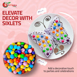 NY Spice Shop Assorted Sixlets Candy - 3 Pound Holiday Chocolate Balls - Assorted Themed Candies for Holiday Snack Mix Treats, Seasonal Candy Buffet