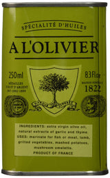 A L'Olivier Garlic & Thyme Infused Extra Virgin Olive Oil, 8.3 fl oz