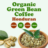 Food to Live Organic Honduran Arabica Green Coffee Beans, 12 Ounces - Whole, Unroasted, Washed Bean. Single Origin. Fresh Crop. Non-GMO, Vegan