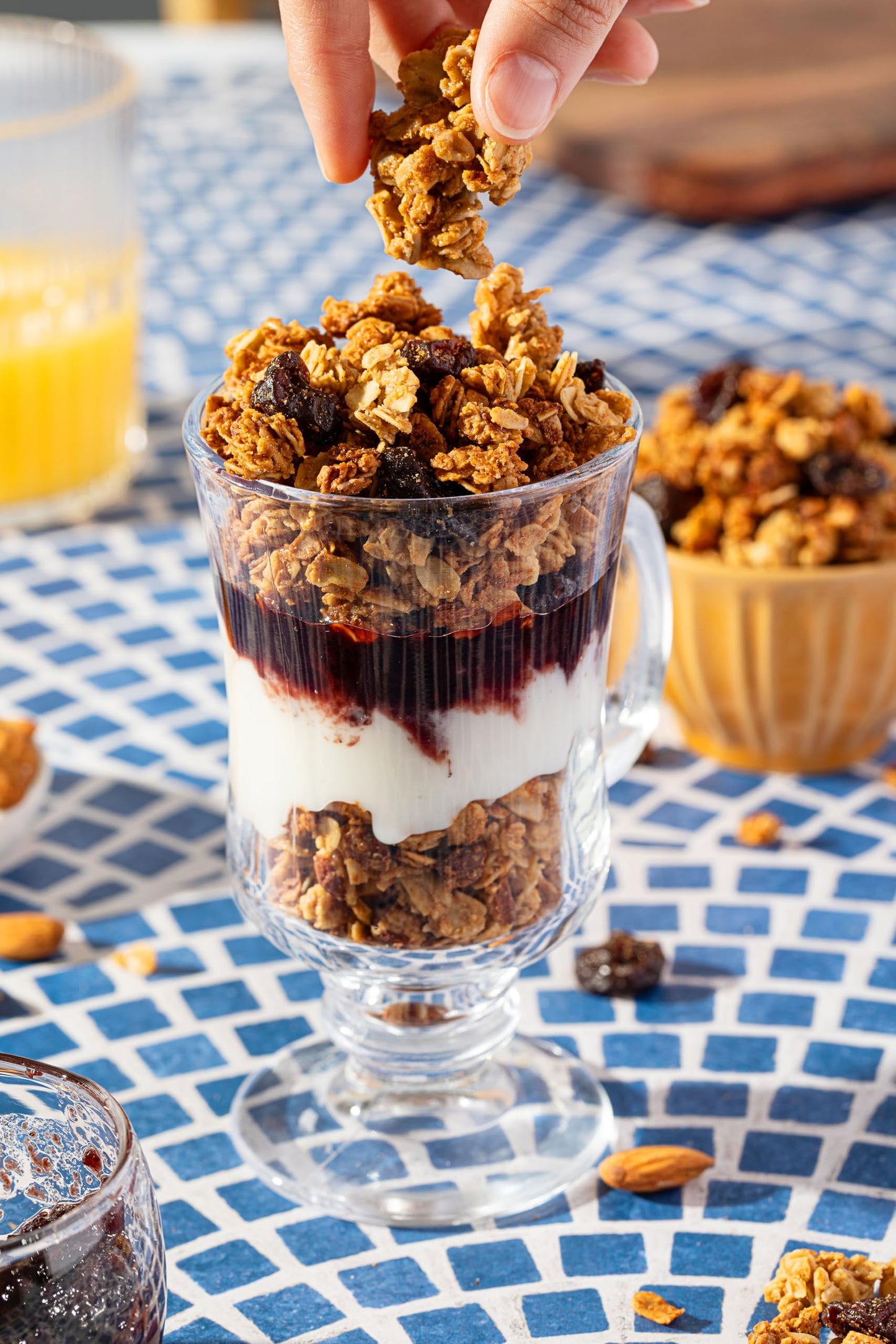 Jessica’s Almond Cherry Granola - Handmade, Non-GMO, Gluten-Free, Whole Grain, 11oz