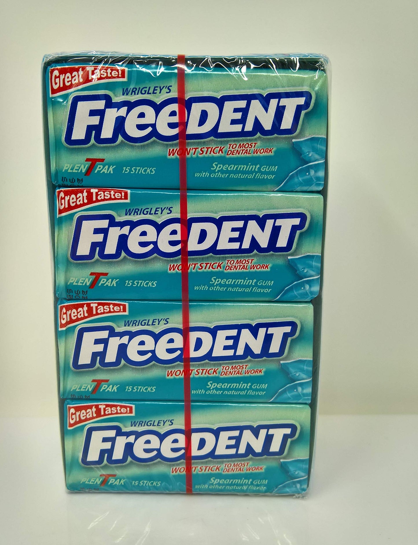 Wrigley's Freedent Spearmint Gum, 15 count