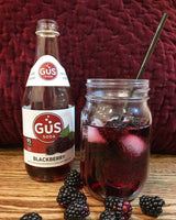 GuS Soda - Dry Blackberry - 12 oz (6 Glass Bottles)