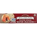 Wellington Toasted Sesame Water Crackers, 4.4-Ounces (Pack of 12)