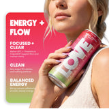 Be LOVE™ Nootropic Energy Drink - 80mg Natural Caffeine, L-Theanine & Alpha-GPC for Clean Calm Focus - Zero Sugar, Low Calorie, 100% DV B-Vitamins