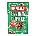 Emerald Nuts Cinnamon Toffee Pecans (1-Pack) | 5oz Resealable Bag | Kosher Dairy Certified, Non-GMO, Contains No Artificial Preservatives, Flavors or