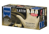 Premium Guard - 9Mil, Heavy Duty Disposable Latex Gloves, Powder Free, 100 gloves per Box, Size - XL