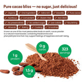 Z Natural Foods Organic Cacao Powder - Unsweetened Nutrient-Dense Superfood for Healthy Aging - Extra-Rich Dark Chocolate Flavor Perfect for Chocolate Recipes, Shakes or Smoothies, 5 lbs