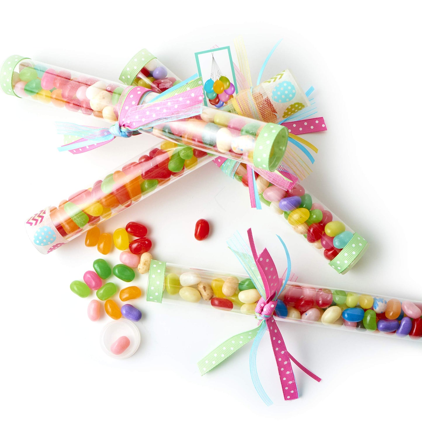 GUMBALL TUBES - 8in x 1in (24)