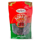 Grace Sun Dried Sorrel 3.5oz - 1 Pack - Jamaica Leaves - Flor de Jamaica - Hibicus Sabdariffa