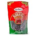 Grace Sun Dried Sorrel 3.5oz - 1 Pack - Jamaica Leaves - Flor de Jamaica - Hibicus Sabdariffa