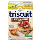 Christie TRISCUIT Roasted Garlic Crackers, 200g/7.1 oz., (Imported from Canada)