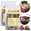 Kidney Tea Formula Ginseng Six Treasure Tea, Traditional Chinese Herbal Kidney Cleanse Detox Teas for Women and Men, 6 Precious Ingredients Formula (2
