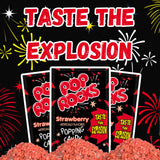 Pop Rocks Candy - Pop Rocks Bulk Pack by Gaudum (Strawberry, 1 Count (Pack of 9))