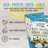 BeanVIVO Healthy Snacks for Adults & Kids with 7g Protein & 5g Fiber per Serving with Dried Edamame, Roasted Cashew and Chickpeas - Vegan & Gluten