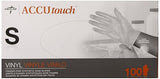 Medline Accutouch Synthetic Exam Gloves Clear, Small, 100 Count