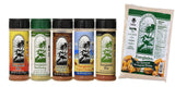 Everglades Seasoning Sampler & Cactus Dust Breader - Fish & Chicken Rub - 5 Pack, 6 oz & 8 oz