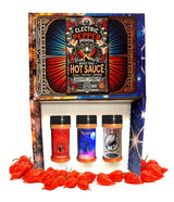 Wicked Reaper Extreme Chili Powder Gift Set, 3 Pack - Ghost, Scorpion, Carolina Reaper, 2 oz Bottles