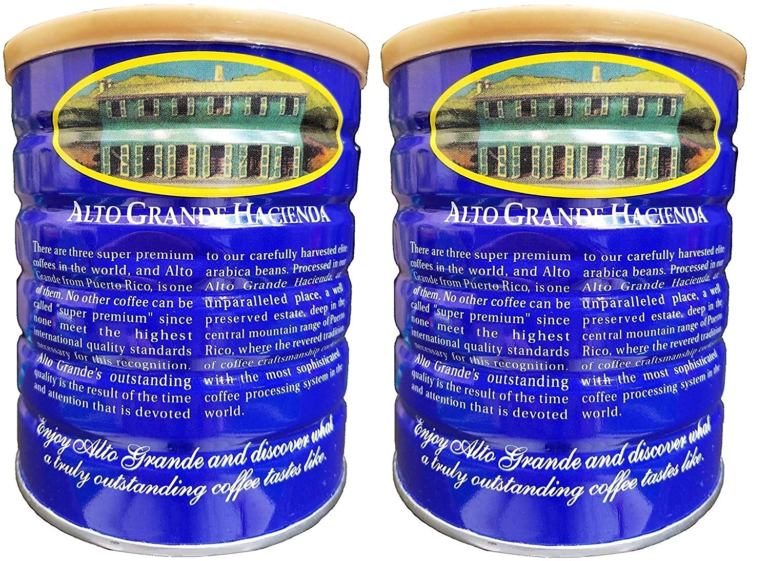 Alto Grande Super Premium Coffee Ground 8.8 Ounces - 2 cans