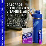 Propel Grape Water Beverage Mix with Electrolytes & Vitamins, 0.08 oz, 10 count (3 Pack)